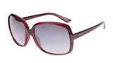 Kubni Ladies Large Burgundy Sunglasses